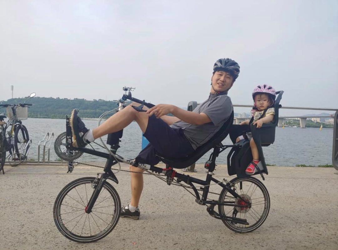 Conversion of Dahon into recumbent folding bike | Recumbent.news