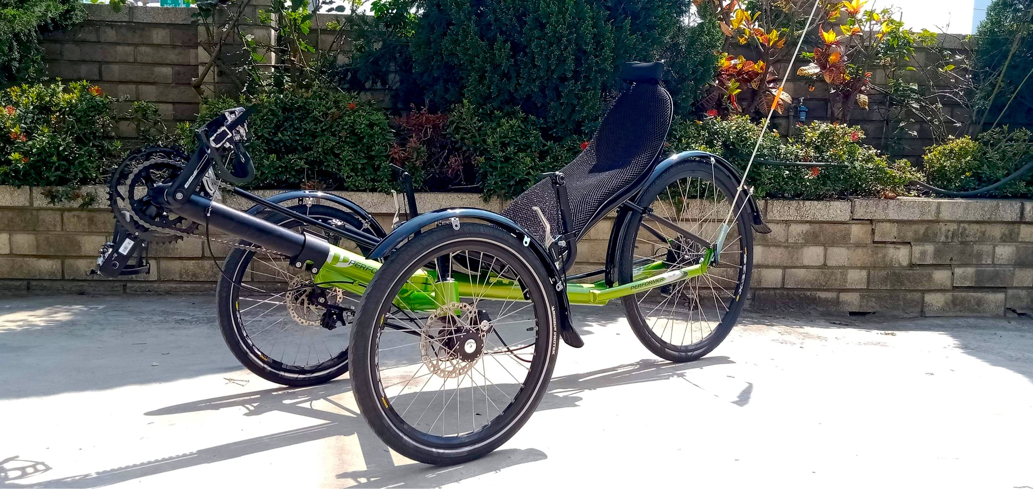 recumbent trike assist bars