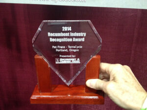 Recumbent Industry Recognition Award 2014