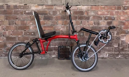 Transforming legendary Brompton folding bike into a recumbent