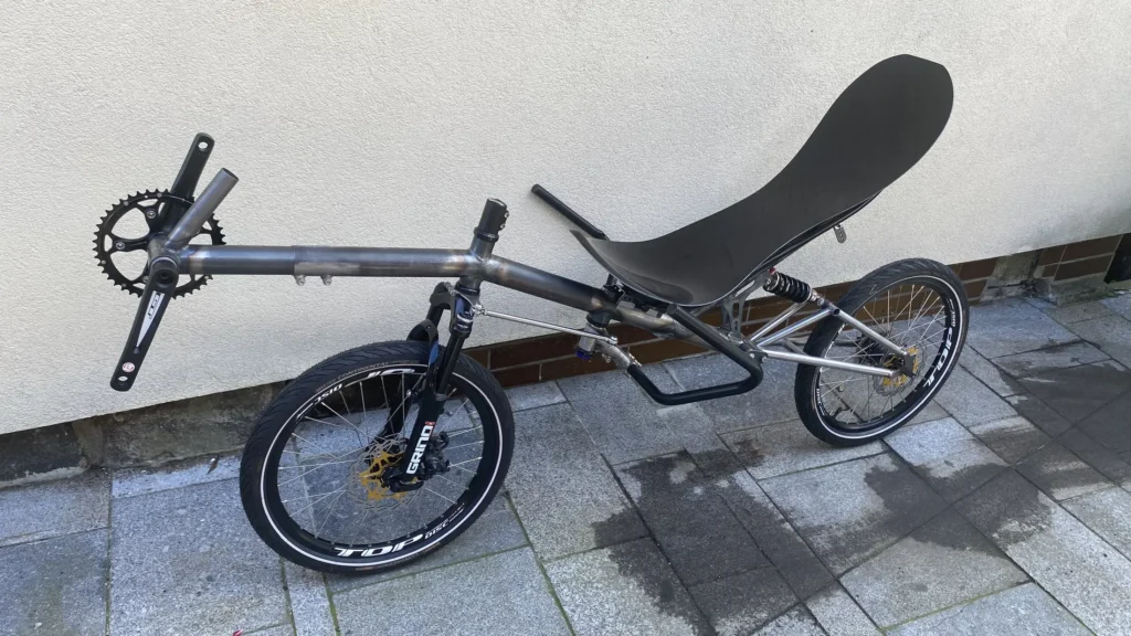 DIY recumbent in its bare form